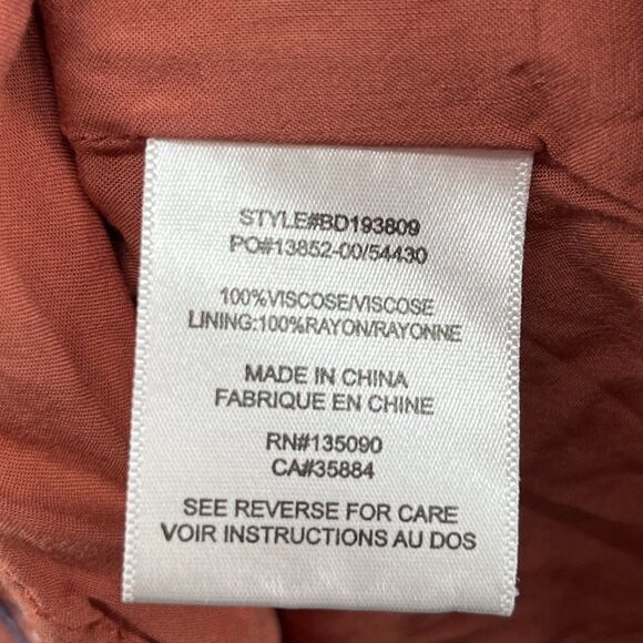 Black Swan Floral Dress Mini V-Neck Ruffle Short Sleeve Size Small womens - Picture 9 of 12